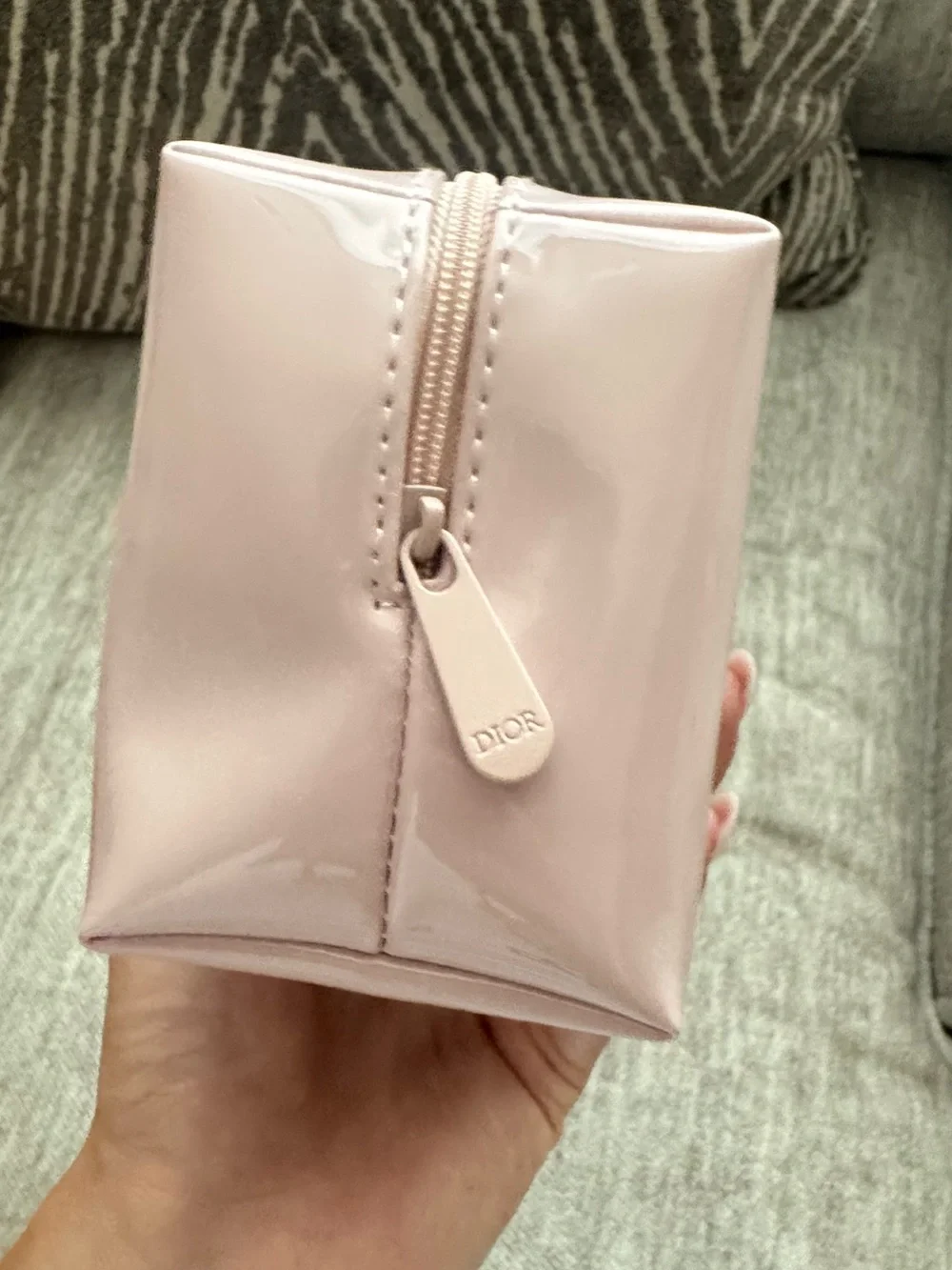 Dior Mini Makeup Set with Pink Gloss, Silver Mascara, and Miss Dior Mini